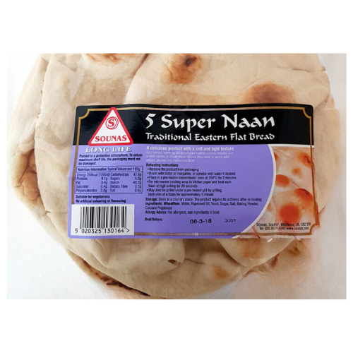 Sounas Super Naan 5 pcs