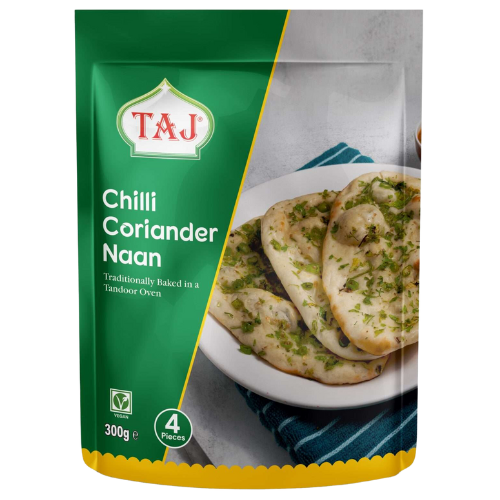 Taj Frozen Chilli And Coriander Naan