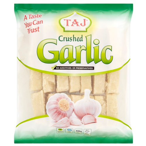 Taj Frozen Crushed Garlic