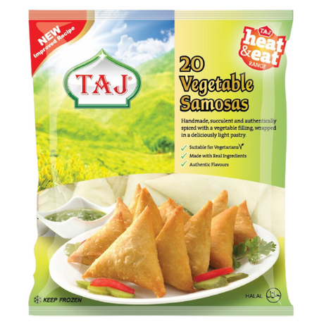 Taj Frozen Vegetable Samosas