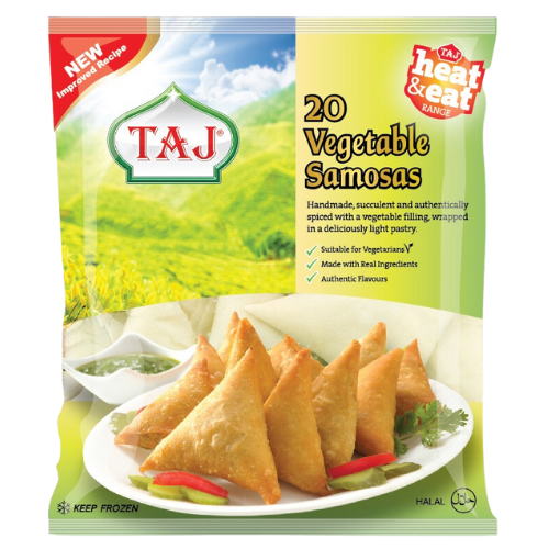 Taj Frozen Vegetable Samosas 50pcs