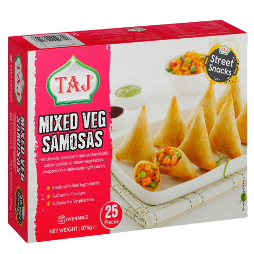 Taj Frozen Vegetable Samosas 20 pcs