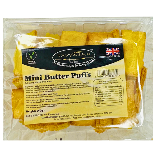 Tayyabah Mini Butter Puffs 150g