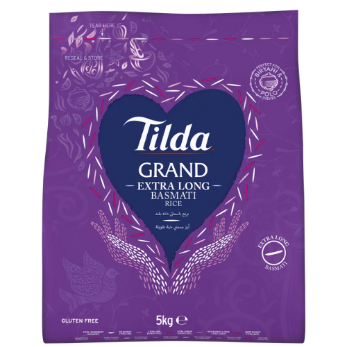 Tilda Grand Extra Long Rice 5kg