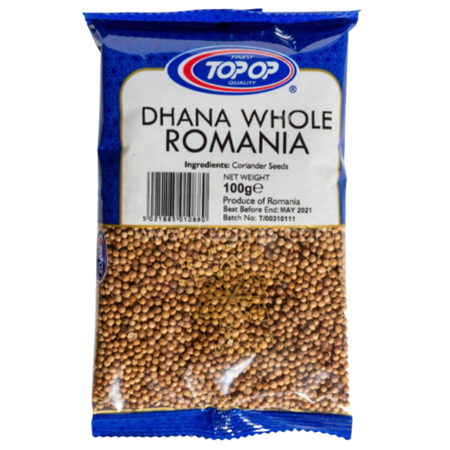 Top Op Coriander Seeds 100g