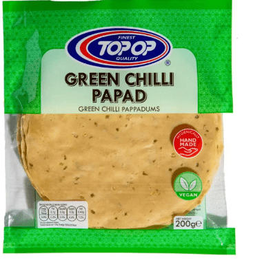 Top Op Green Chilli Papad