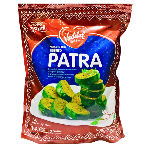 Vadilal Frozen Unfried Patra 908g