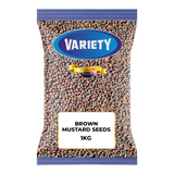 Variety Brown Mustard Seeds 1kg