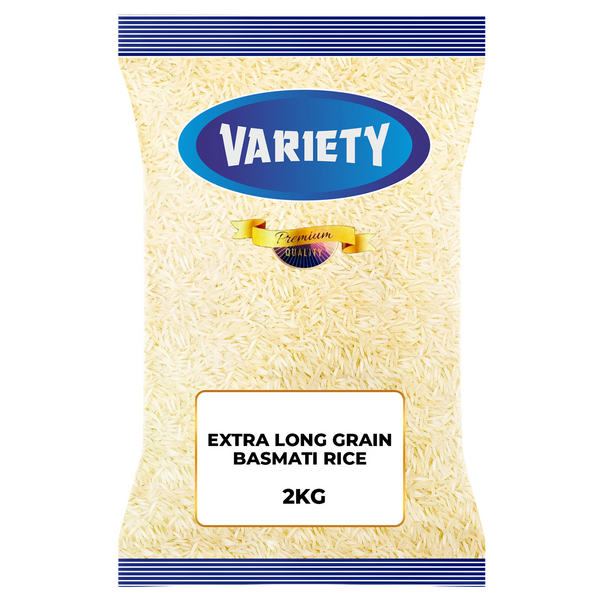Variety Extra Long Basmati Rice 2kg