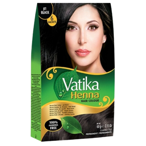 Vatika Jet Black Henna Hair Colour