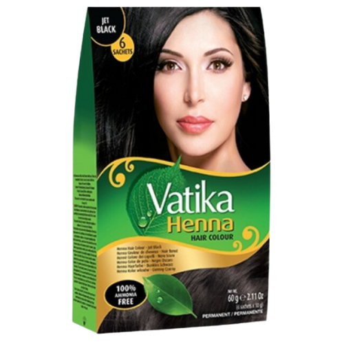 Vatika Jet Black Permanent Hair Colour 108g