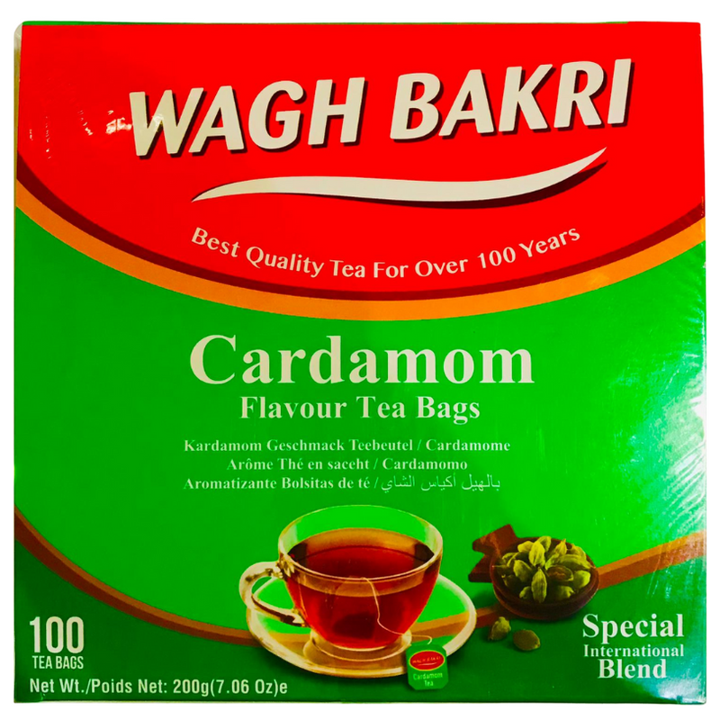 Waghbakri Cardamom Tea Bags 100 Bags