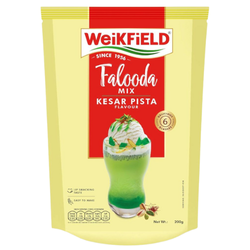 Weikfield Kesar Pista Falooda Instant Mix 200g