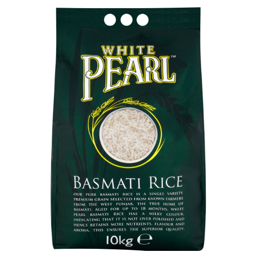 White Pearl Basmati Rice 10Kg