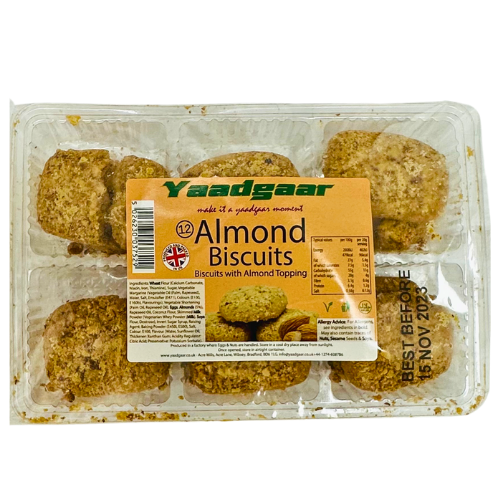 Yaadgaar Almond Biscuits 12 pcs