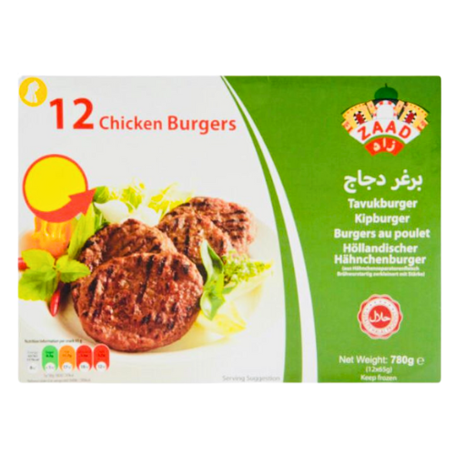 Zaad Frozen Chicken Burgers