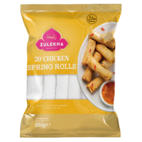 Zulekha Frozen Chicken Spring Rolls